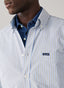 FAÇONNABLE REGULAR FIT BENGAL STRIPE PINPOINT SHIRT