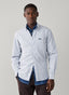 FAÇONNABLE REGULAR FIT BENGAL STRIPE PINPOINT SHIRT