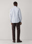 FAÇONNABLE REGULAR FIT BENGAL STRIPE PINPOINT SHIRT