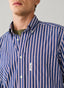 FAÇONNABLE REGULAR FIT REGIMENTAL STRIPE POPLIN SHIRT