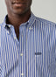 FAÇONNABLE REGULAR FIT REGIMENTAL STRIPE POPLIN SHIRT