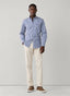 FAÇONNABLE REGULAR FIT REGIMENTAL STRIPE POPLIN SHIRT