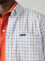 FAÇONNABLE REGULAR FIT CHECK POPLIN SHIRT