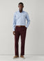 FAÇONNABLE REGULAR FIT LOGO FLANNEL TWILL SHIRT