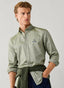 FAÇONNABLE REGULAR FIT LOGO FLANNEL TWILL SHIRT