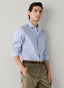 FAÇONNABLE REGULAR FIT BENGAL STRIPE TWILL SHIRT