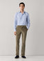 FAÇONNABLE REGULAR FIT BENGAL STRIPE TWILL SHIRT