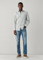 FAÇONNABLE REGULAR FIT BENGAL STRIPE TWILL SHIRT