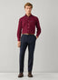 FAÇONNABLE REGULAR FIT GARMENT DYED BABYCORD SHIRT