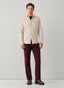 FAÇONNABLE REGULAR FIT GARMENT DYED BABYCORD SHIRT