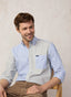 REGULAR FIT TWO-TONE STRIPED OXFORD SHIRT