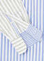 REGULAR FIT TWO-TONE STRIPED OXFORD SHIRT