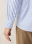 REGULAR FIT TWO-TONE STRIPED OXFORD SHIRT