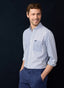 REGULAR FIT BENGAL STRIPED POPLIN SHIRT