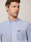 REGULAR FIT BENGAL STRIPED POPLIN SHIRT