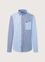 REGULAR FIT TWO-TONE BENGAL GINGHAM STRIPED SHIRT