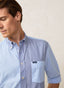 REGULAR FIT TWO-TONE BENGAL GINGHAM STRIPED SHIRT