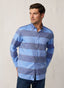 REGULAR FIT WIDE STRIPED TWILL SHIRT