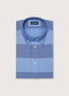 REGULAR FIT WIDE STRIPED TWILL SHIRT