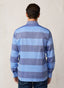 REGULAR FIT WIDE STRIPED TWILL SHIRT