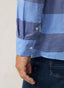 REGULAR FIT WIDE STRIPED TWILL SHIRT