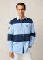 REGULAR FIT STRIPED RUGBY SHIRT