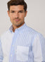 REGULAR FIT STRIPED POPLIN SHIRT