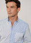 REGULAR FIT STRIPED POPLIN SHIRT