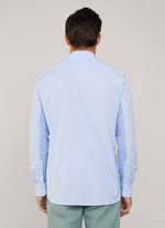 REGULAR FIT FINE STRIPED POPLIN SHIRT
