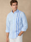 REGULAR FIT SIDE TAPE FIL A FIL SHIRT