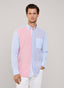 REGULAR FIT BENGAL STRIPED SEERSUCKER SHIRT