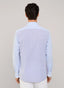REGULAR FIT BENGAL STRIPED SEERSUCKER SHIRT