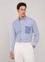 REGULAR FIT STRIPED POPLIN SHIRT