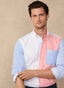REGULAR FIT COLOUR BLOCK OXFORD SHIRT