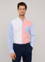 REGULAR FIT COLOUR BLOCK OXFORD SHIRT