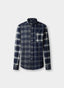 REGULAR FIT TARTAN MIX BRUSHED TWILL SHIRT