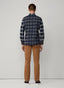 REGULAR FIT TARTAN MIX BRUSHED TWILL SHIRT