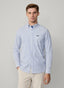 REGULAR FIT BACK CREST STRIPED OXFORD SHIRT