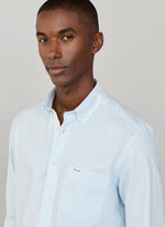 FAÇONNABLE REGULAR FIT BACK EMBROIDERY STRIPED SHIRT