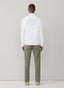 FAÇONNABLE REGULAR FIT PALMS PRINT VOILE SHIRT