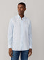 FAÇONNABLE REGULAR REGULAR FIT MIXED STRIPE LINEN SHIRT