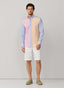 FAÇONNABLE REGULAR FIT COLOUR BLOCK TEXTURED SHIRT