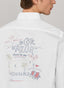 FAÇONNABLE REGULAR FIT CÔTE D'AZUR PRINT POPLIN SHIRT