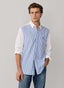 FAÇONNABLE REGULAR FIT STRIPE MIX SEERSUCKER SHIRT