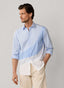FAÇONNABLE REGULAR FIT STRIPED PATCHES POPLIN SHIRT