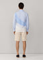 FAÇONNABLE REGULAR FIT STRIPED PATCHES POPLIN SHIRT