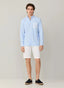 FAÇONNABLE REGULAR FIT BACK EMBROIDERY POPLIN SHIRT
