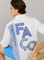 FAÇONNABLE REGULAR FIT BRANDED PATCHES POPLIN SHIRT