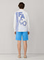 FAÇONNABLE REGULAR FIT BRANDED PATCHES POPLIN SHIRT