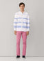 FAÇONNABLE REGULAR FIT HORIZONTAL STRIPE POPLIN SHIRT